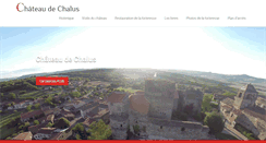 Desktop Screenshot of chateau-chalus.com